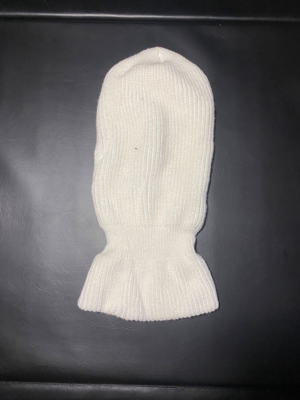 White Ski Mask/ Balaclava Universal Size Canadian Military Surplus Cold Weather - Picture 2 of 4